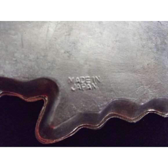 Vtg New York City Metal Ashtray Ring Dish Tray Souvenir Trinket NYC MCM Barwar - Picture 8 of 8